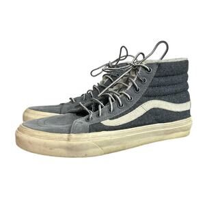 Women's VANS SK8 MTE High Top Suede Leather Gray Scotch & Wool Lining - Sz 8.5-9